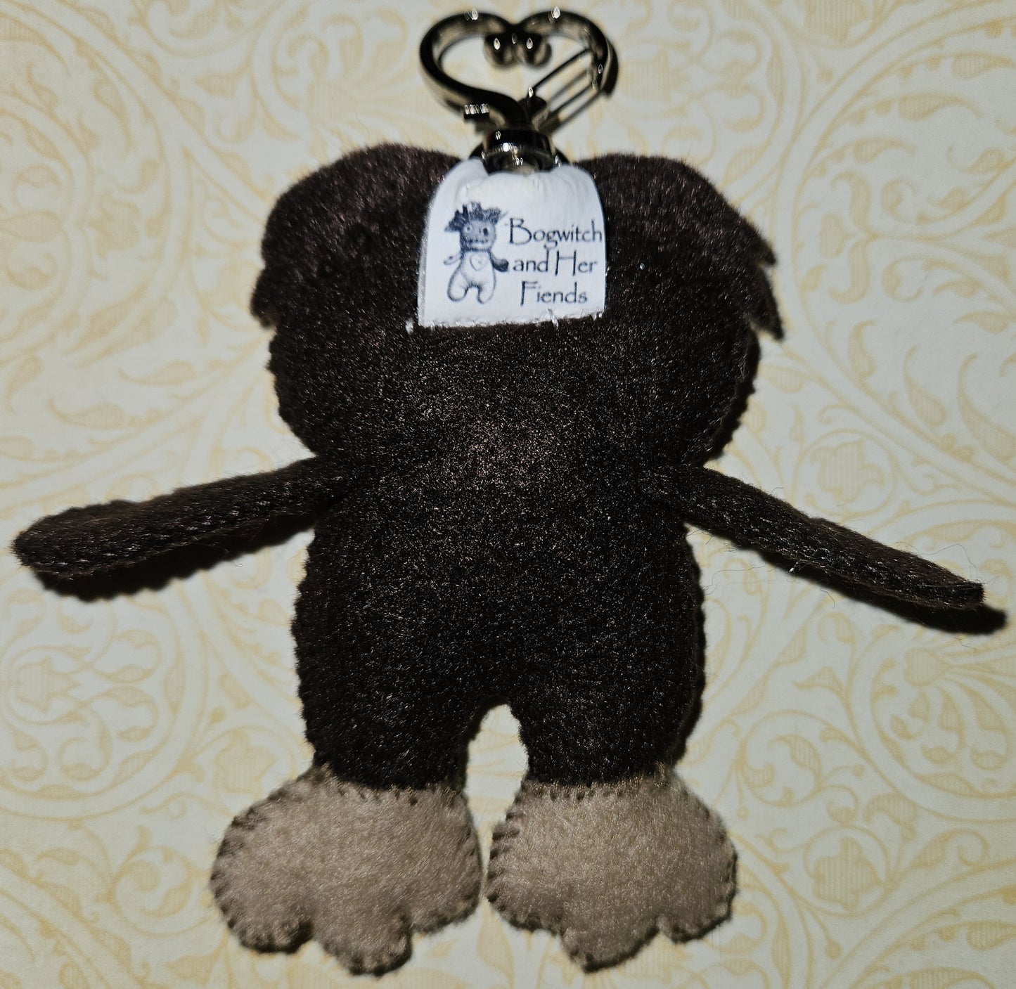BigFoot Felt Keychain