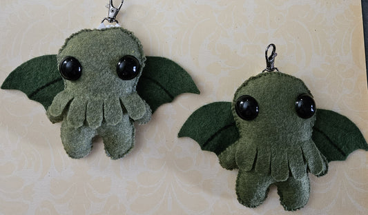 Felt keychain  Cthulhu