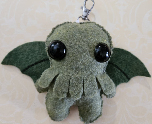Felt keychain  Cthulhu