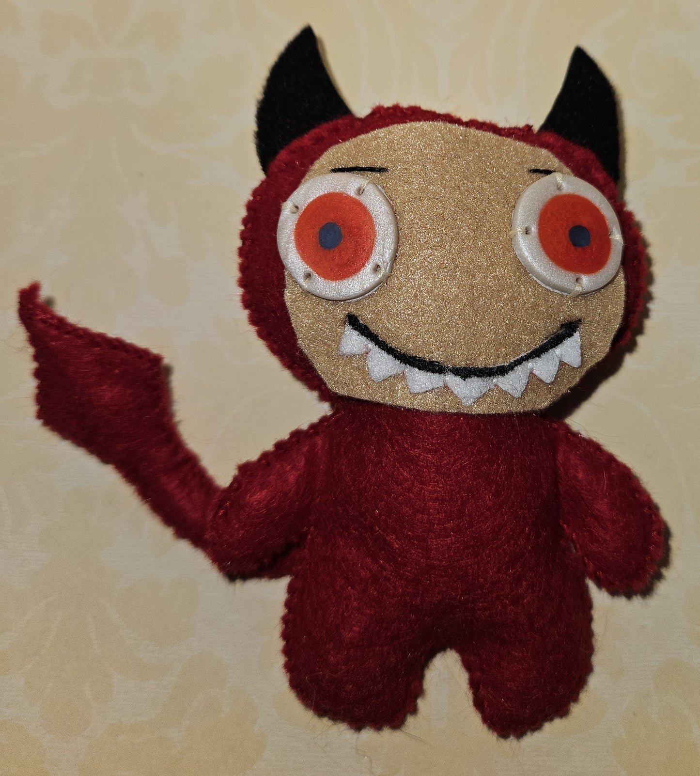 The Devil - felt keychain