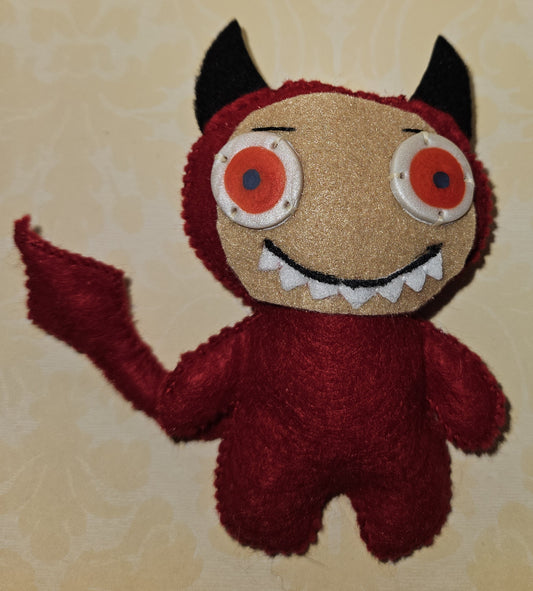 The Devil - felt keychain