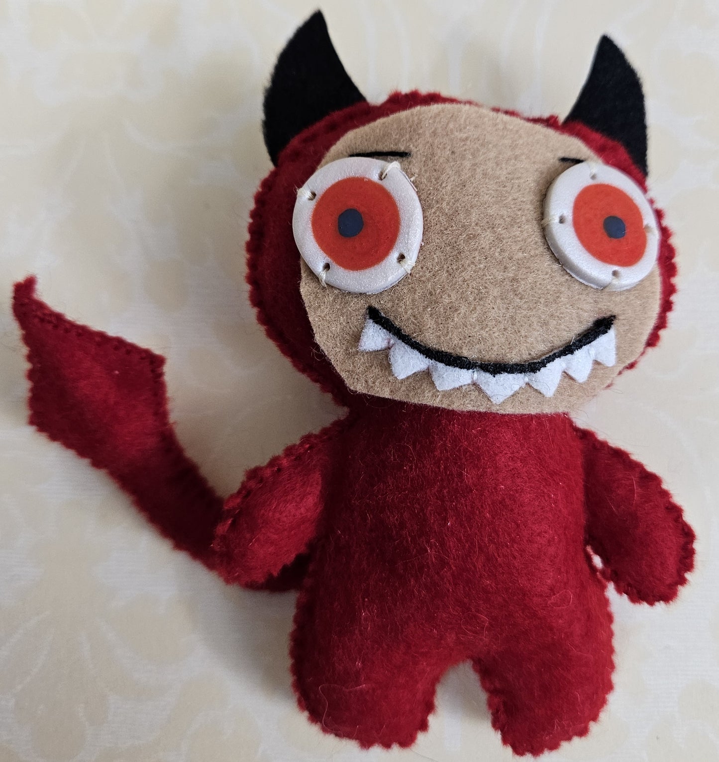 The Devil - felt keychain