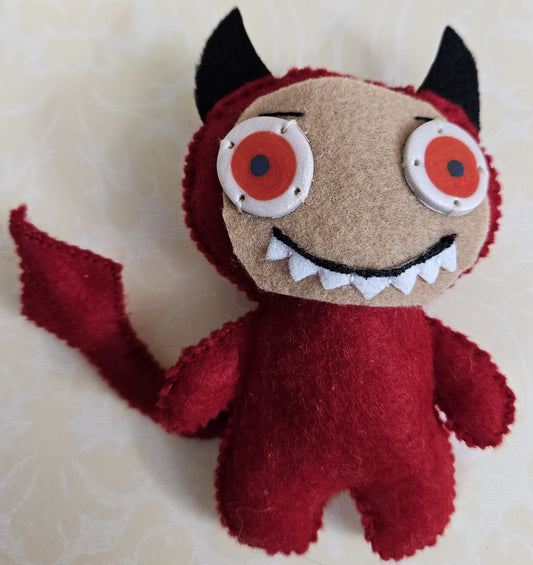The Devil - felt keychain