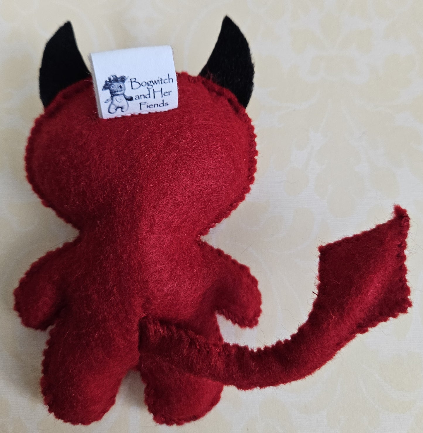 The Devil - felt keychain