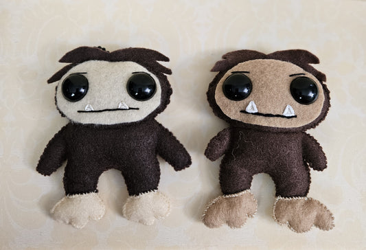 BigFoot Felt Keychain