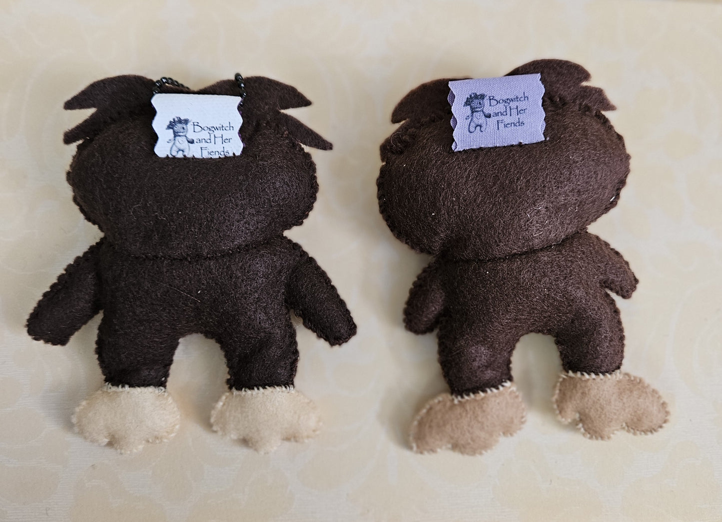 BigFoot Felt Keychain