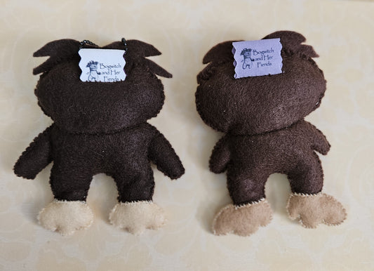 BigFoot Felt Keychain