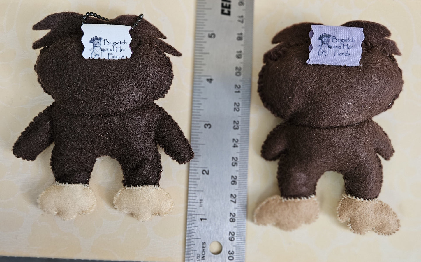 BigFoot Felt Keychain